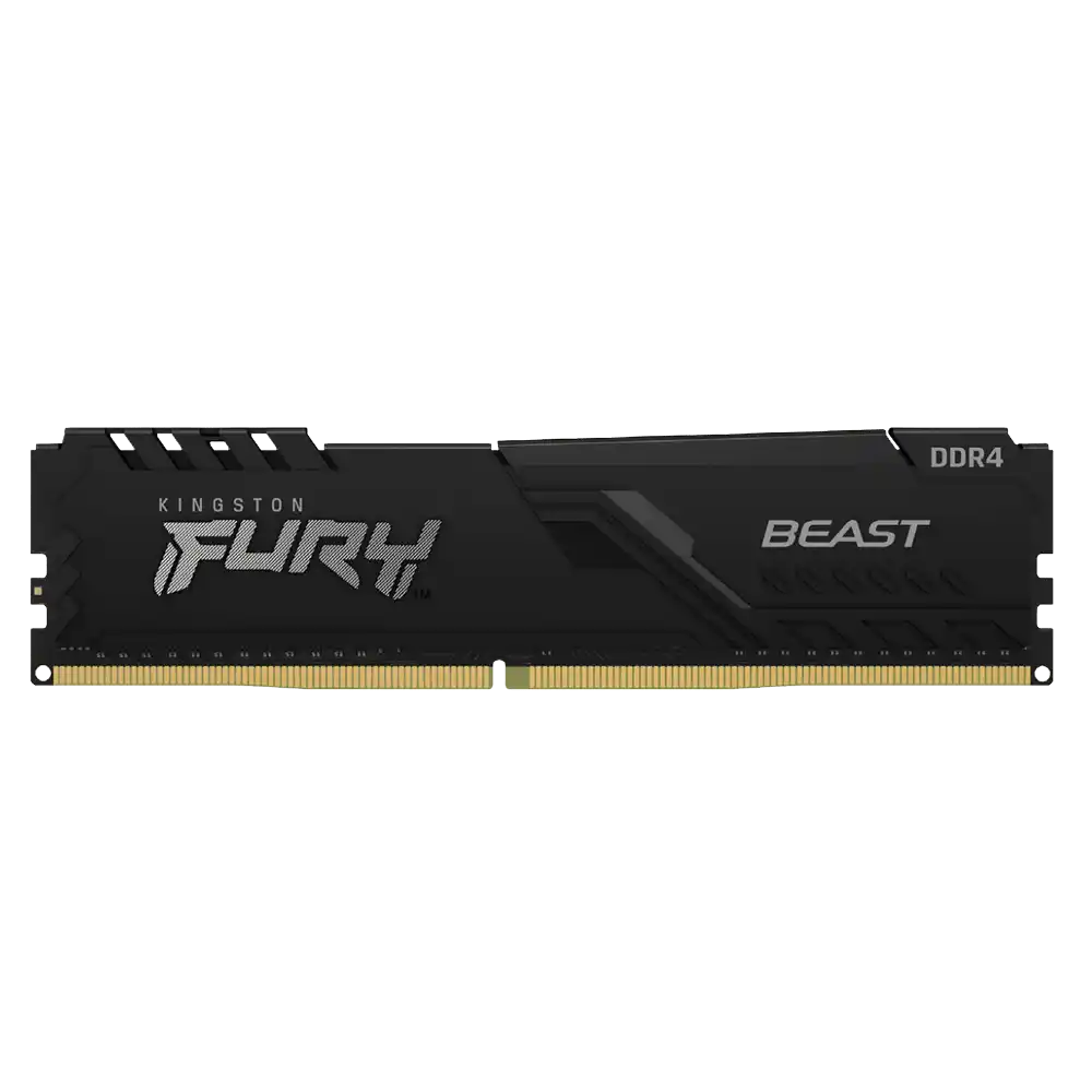 DDR4 32GB (2x16GB) 3200MHz [FURY BEAST], Non-ECC UDIMM, CL16 1.35V, 288-Pin 1Rx8, Memory Kit, w/Heatsink