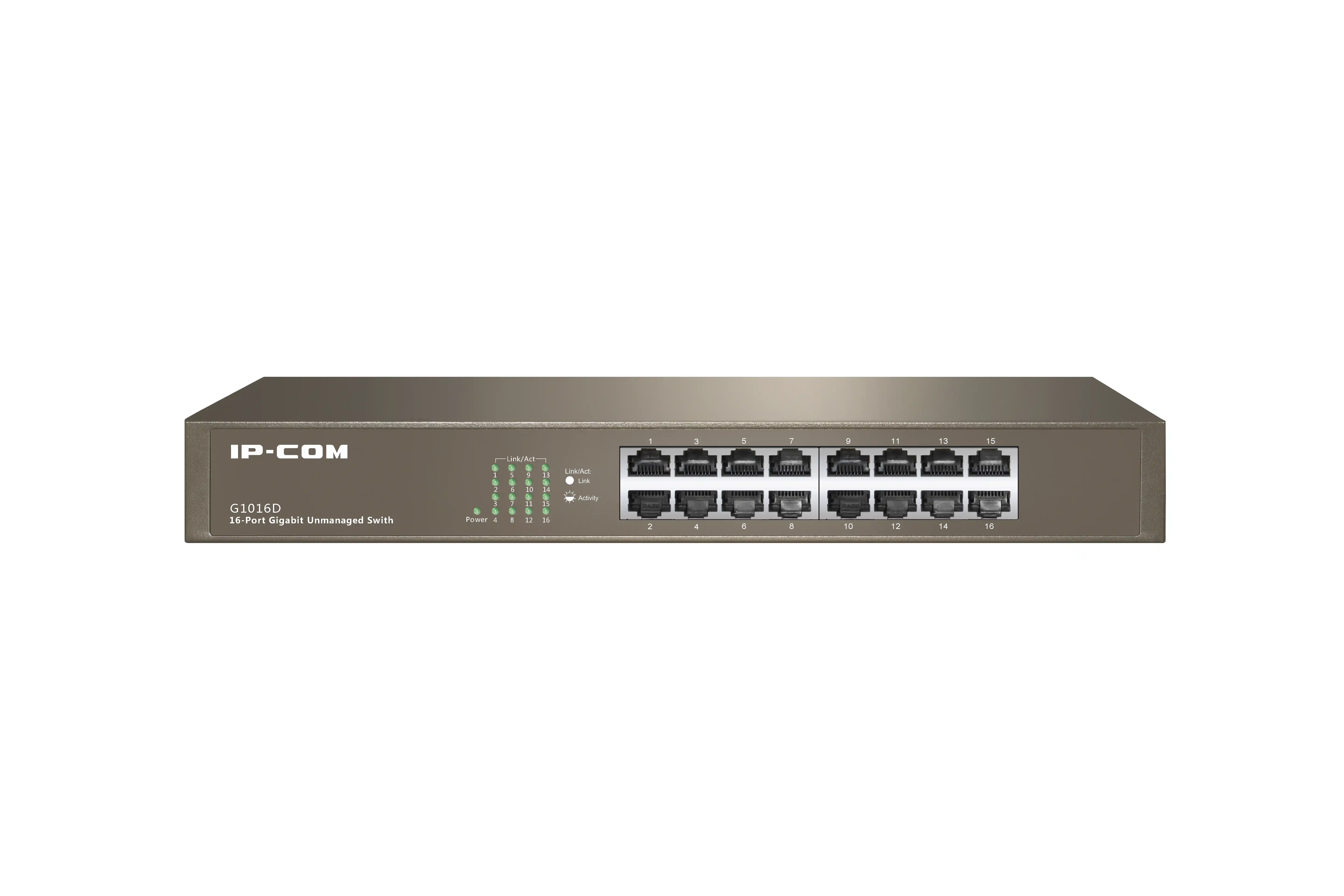 IP-COM Svič 10/100/1000 16-port IP-COM G1016D Rack mount/ Metalno kućište