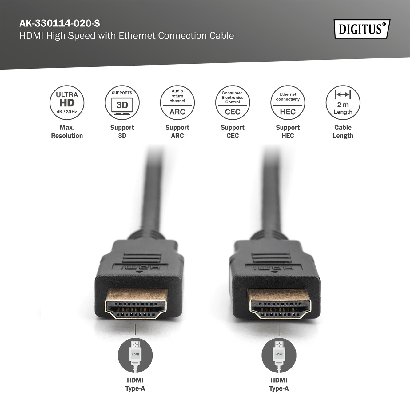DIGITUS AK-330114-020-S