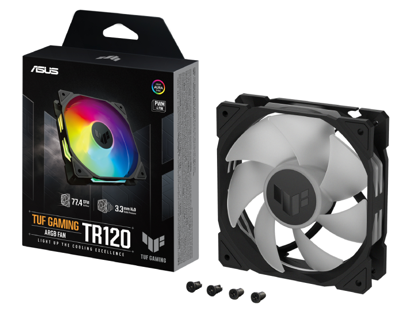 Asus TUF GAMING TR120 ARGB BLACK EDITION ventilator