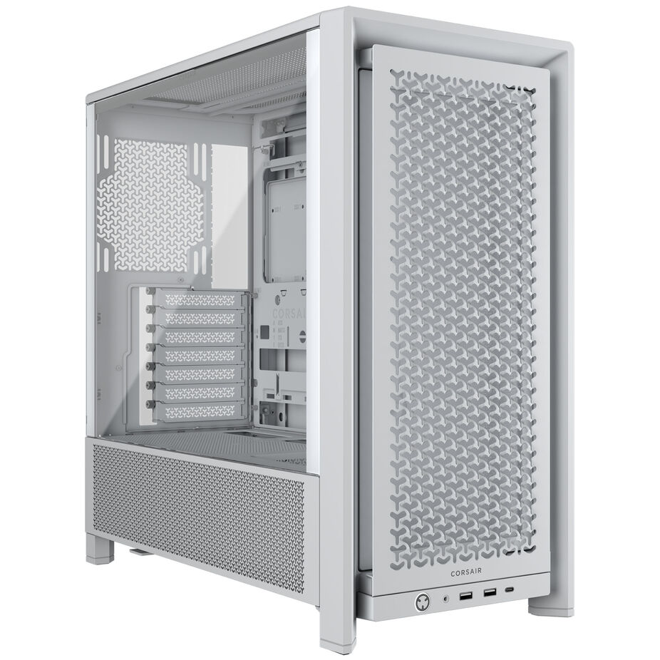 Kucište CORSAIR FRAME 4000D Mid-Tower/ATX/kaljeno staklo/bez napajanja/bela