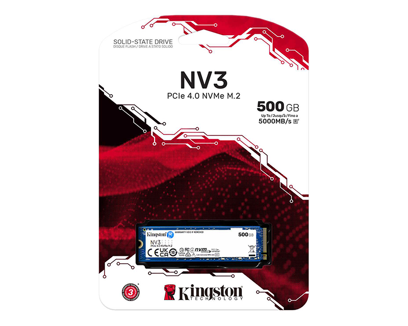 500GB M.2 2280 NVMe SNV3S/500G series NV3 SSD