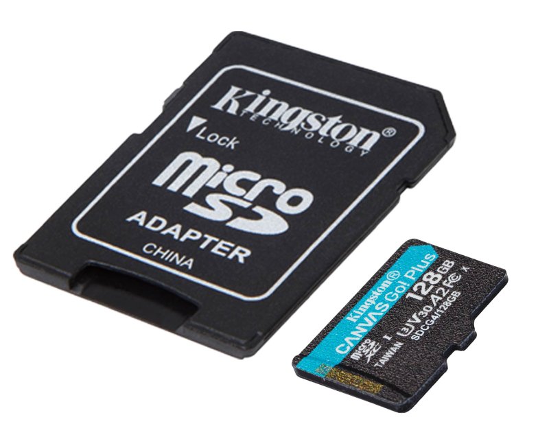 Memorijska kartica U3 V30 microSDXC 128GB Canvas Go Plus 200MB/s A2 + adapter SDCG4/128GB