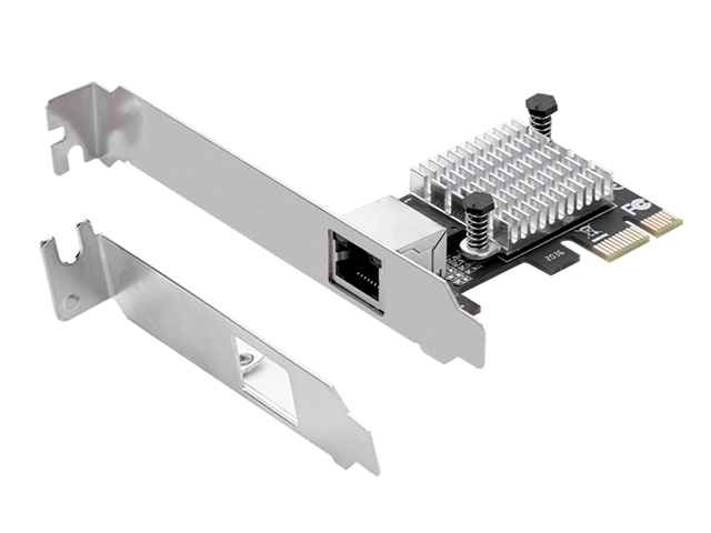E-Green PCI-Express kontroler 1-port 2.5 Gigabit Ethernet (Realtek 8125B)