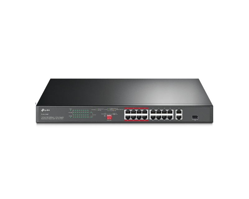TP-Link TL-SL1218P POE 16 PORTA 10/100MBS + 2GIG LAN