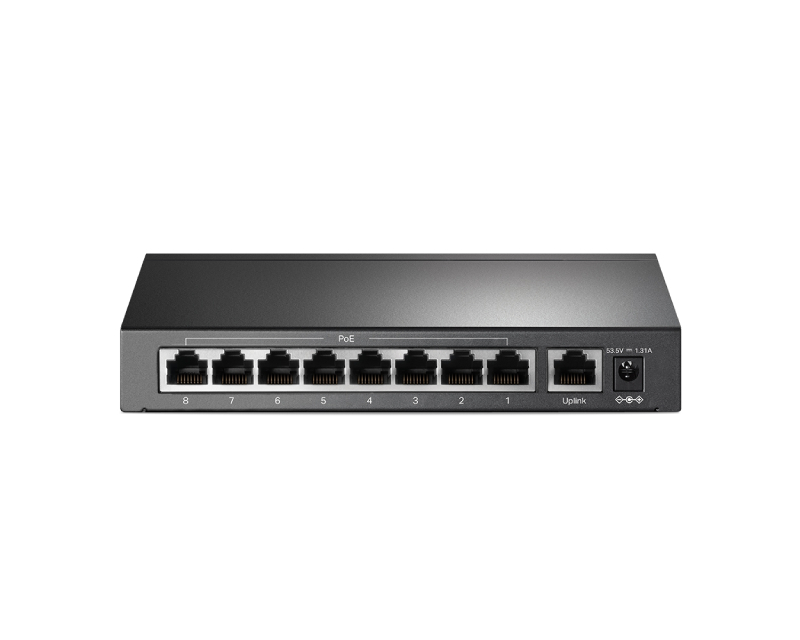 TP-Link SF1009P desktop PoE switch 9 porta