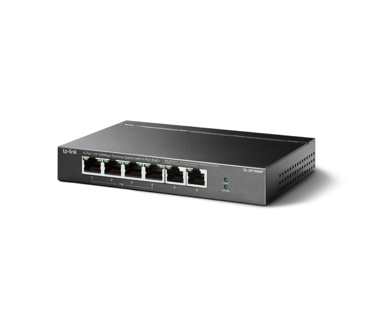 TP-Link TL-SF1006P PoE switch 6 porta(4 poe+2)