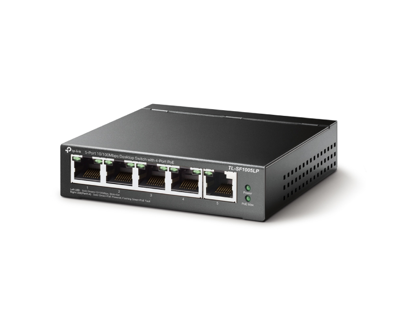 TP-Link TL-SF1005LP PoE switch 5 porta 10/100mb/s