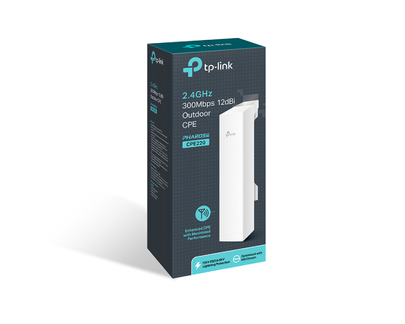 CPE220-PoE dual-polarizovana 12dBi antena