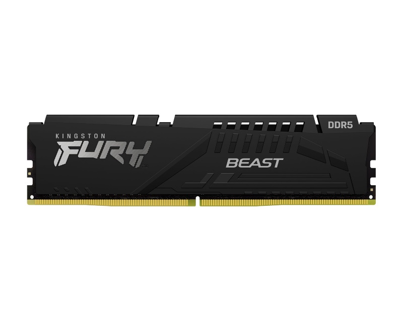 DDR5 32GB 5200MHz [FURY BEAST], Non-ECC UDIMM, CL40 1.25V, 288-Pin 2Rx8, w/Heatsink