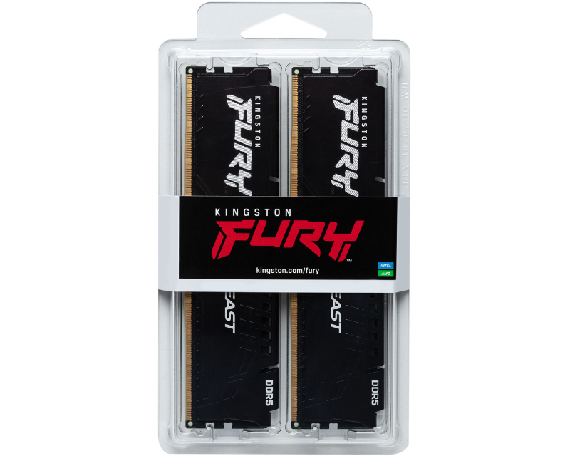 DIMM DDR5 64GB (2x32GB kit) 6000MT/s KF560C36BBEK2-64 FURY Beast EXPO