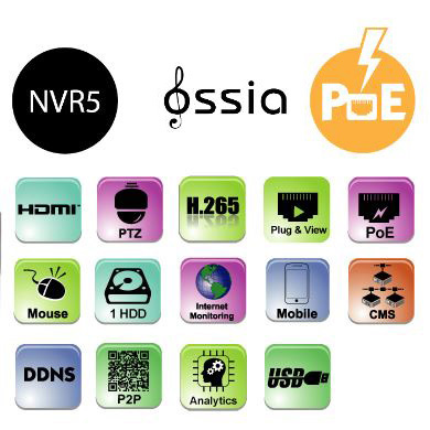 PROVISION ISR NVR5-4100PX+(MM)