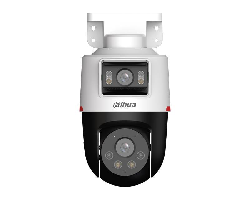IPC-PTS2249B-E2-S-PV-PRO 2+2 MP WizColor Active Deterrance Dual-lens Fixed-focal Pan & Tilt WizSense Network Camera