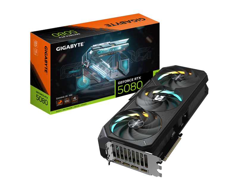nVidia GeForce RTX 5080 GAMING 16GB GV-N5080GAMING OC-16GD rev. 1.0 grafička karta