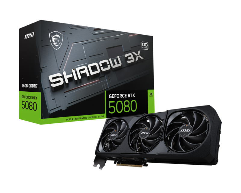 nVidia GeForce RTX 5080 16GB 256bit GeForce RTX 5080 16G SHADOW 3X OC grafička karta