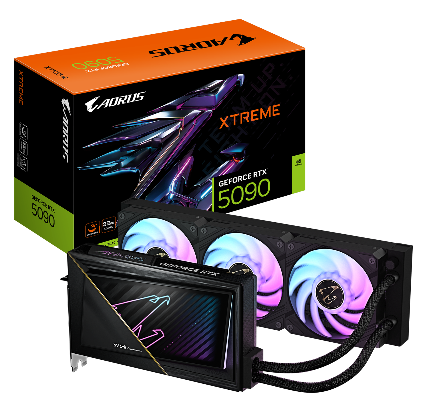 AORUS GeForce RTX 5090 XTREME WATERFORCE 32GB