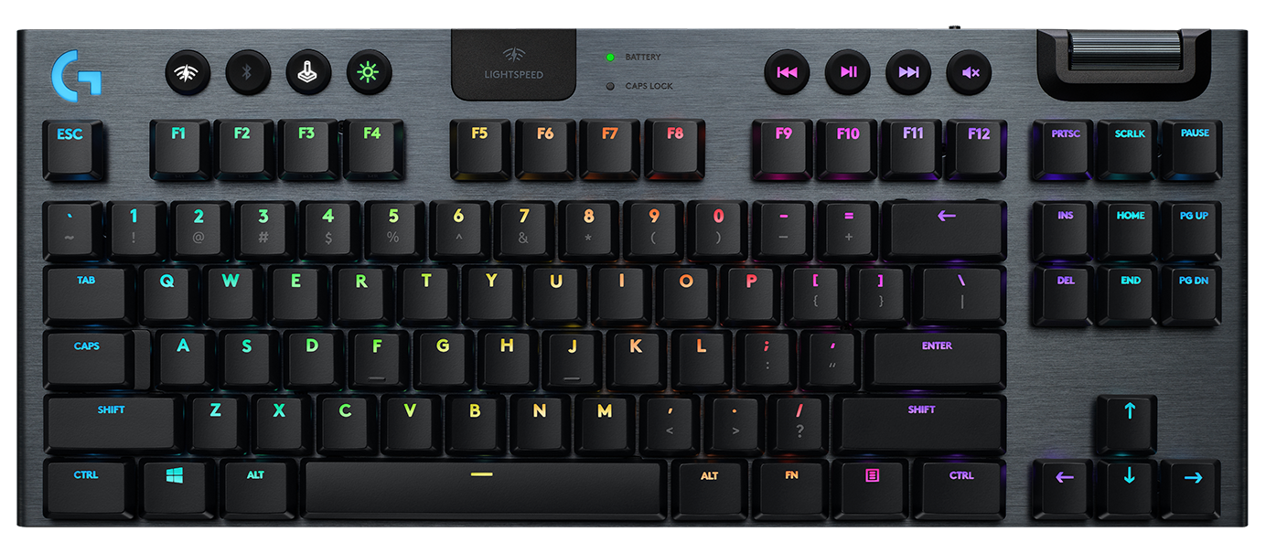 LOGITECH G915 TKL LIGHTSPEED Wireless Mechanical Gaming Keyboard - CARBON - US