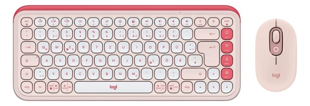 LOGITECH POP ICON COMBO - ROSE - US