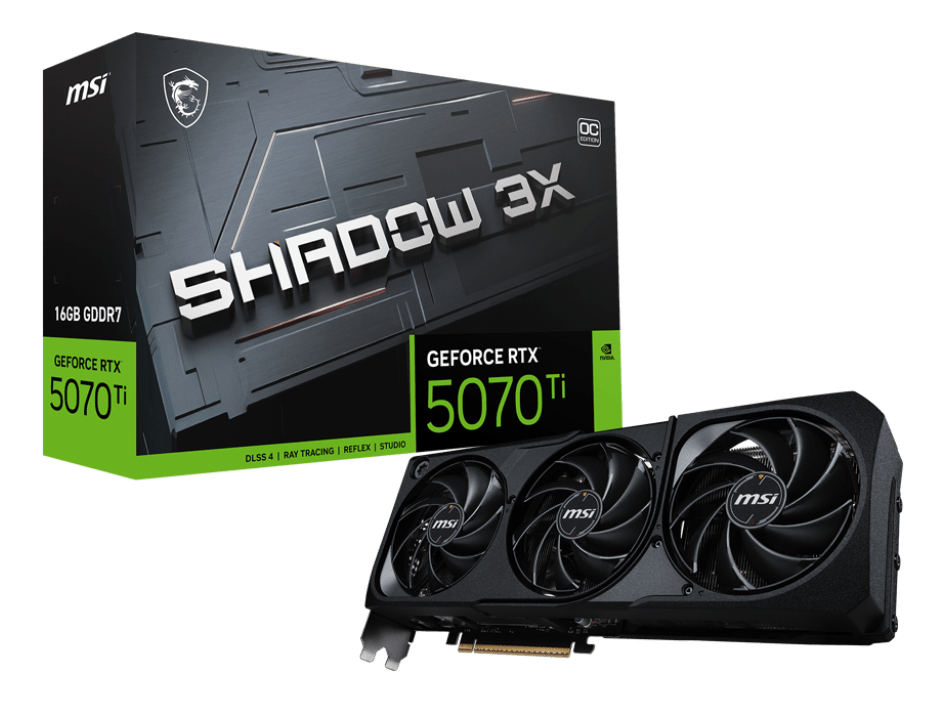 nvidia RTX 5070 Ti 16G 256bit GeForce RTX 5070 Ti 16G SHADOW 3X OC grafička karta