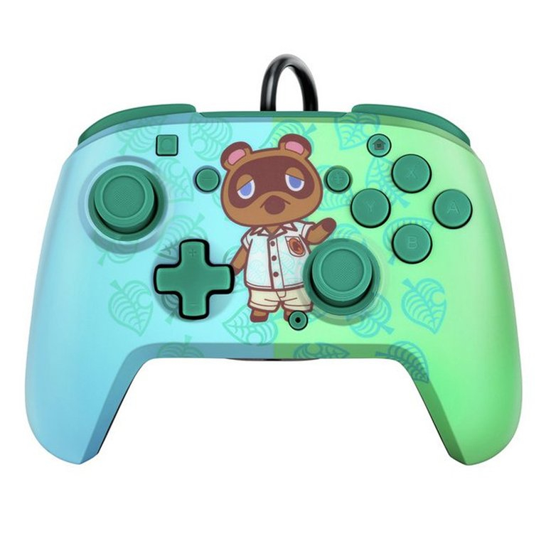 PDP Nintendo Switch Faceoff Deluxe Controller + Audio - Animal Crossing