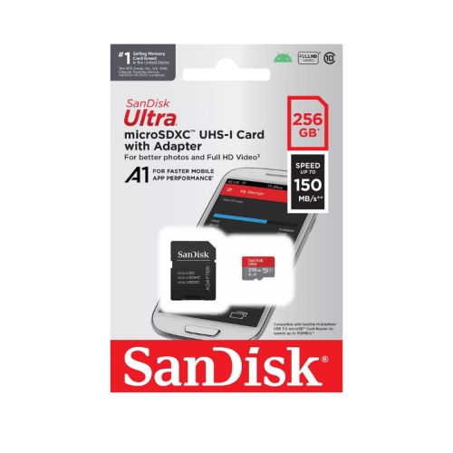SanDisk ULTRA Micro SDXC 256GB sa adapterom 150MB/s A1 Class10 UHS-I