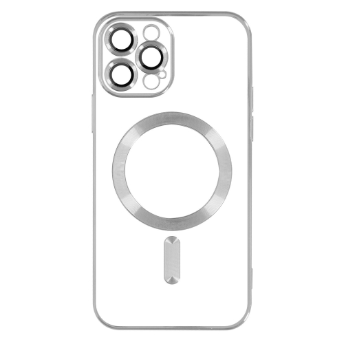 Razno Silikonska futrola MagSafe iPhone 15 PRO MAX SILVER