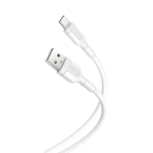 XO Kabl USB-A na USB-C NB212, 2.1A, 1m, Beli