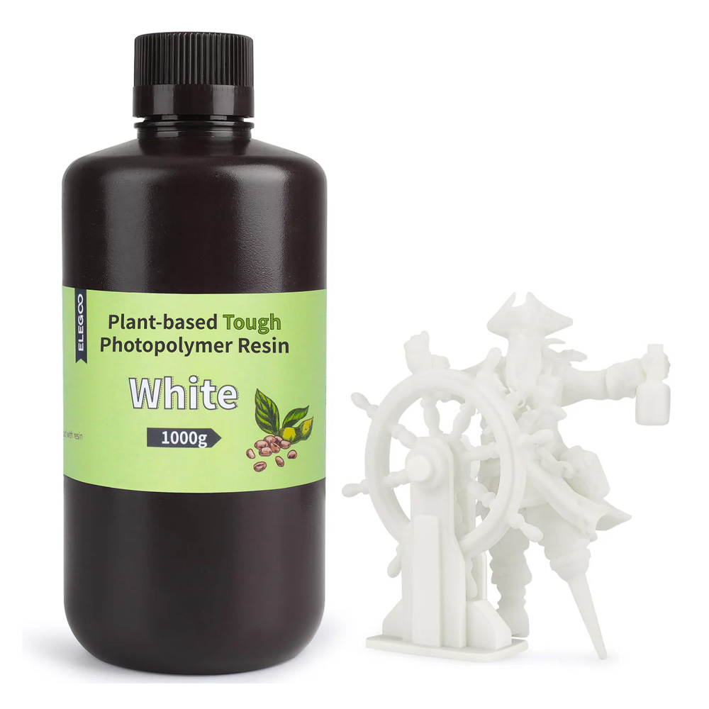Elegoo Plant-Based Resin 1000g - White, 50.103.0043