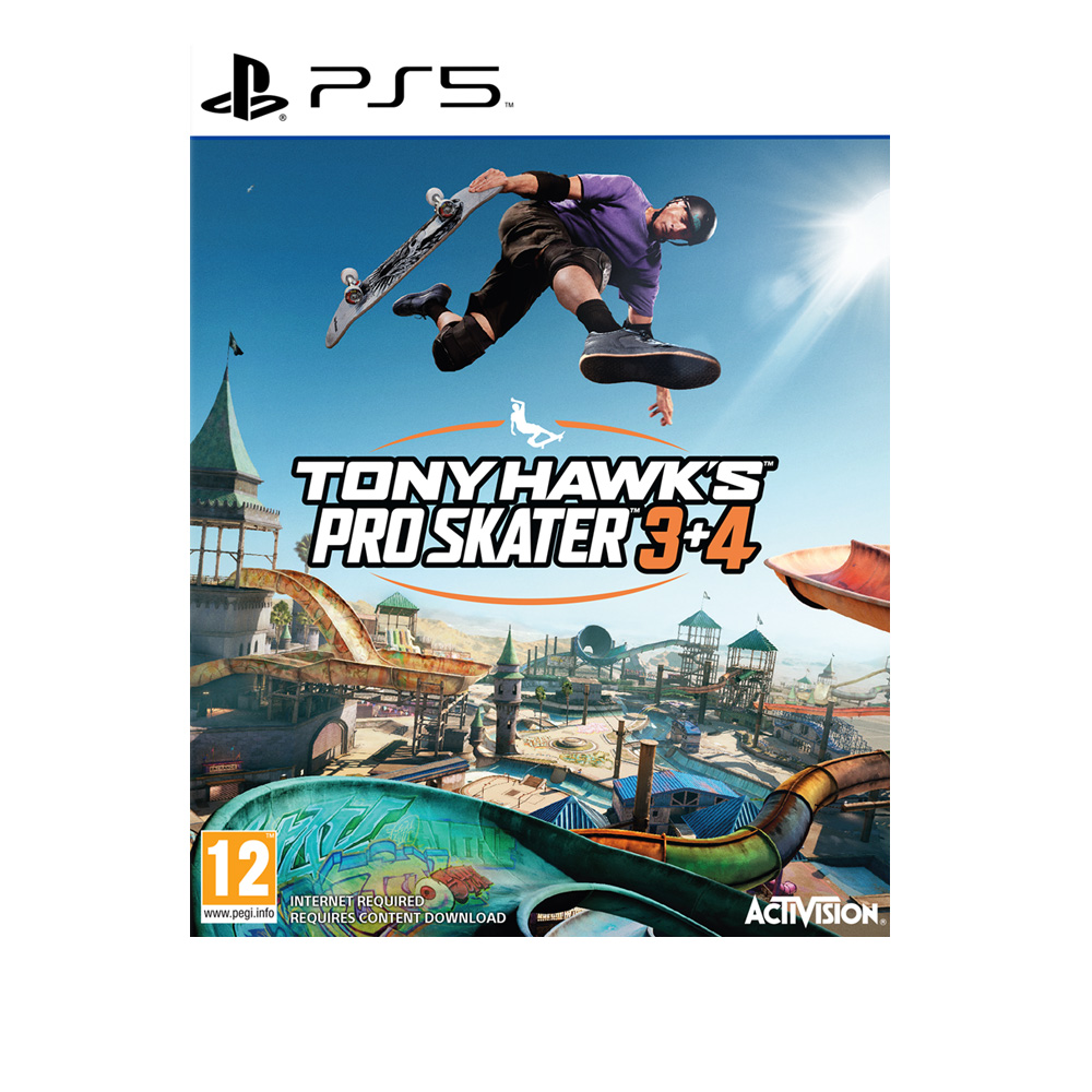 Activision Blizzard	 PS5 Tony Hawk's Pro Skater 3 + 4, 0196388567751