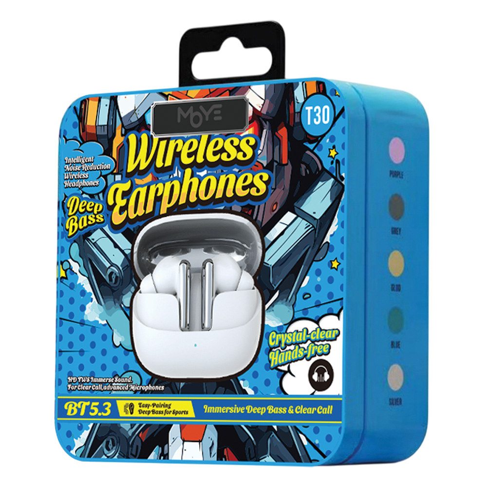 MOYE Urban Beatz Wireless Earphone White