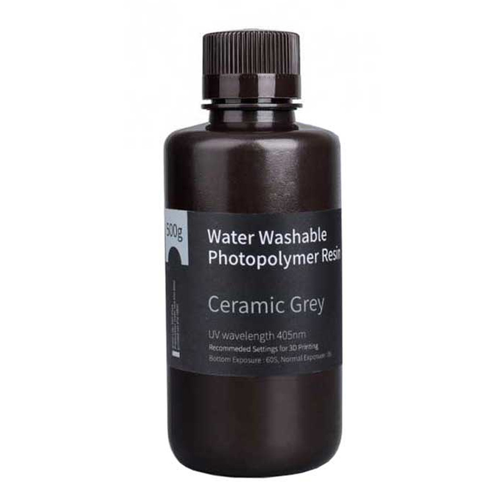 ELEGOO Water Washable Resin 1kg Ceramic siva, 50.103.0117
