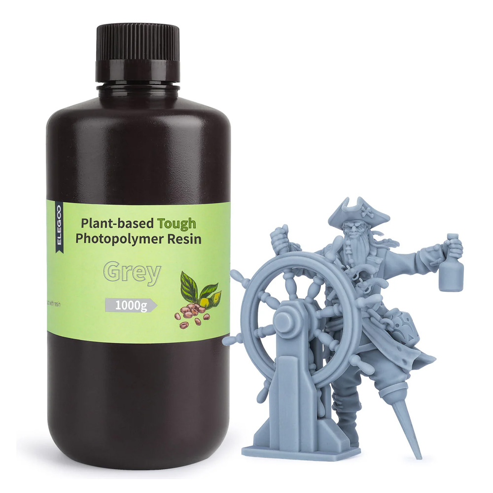 Elegoo Plant-Based Resin 1000g - Grey, 50.103.0046