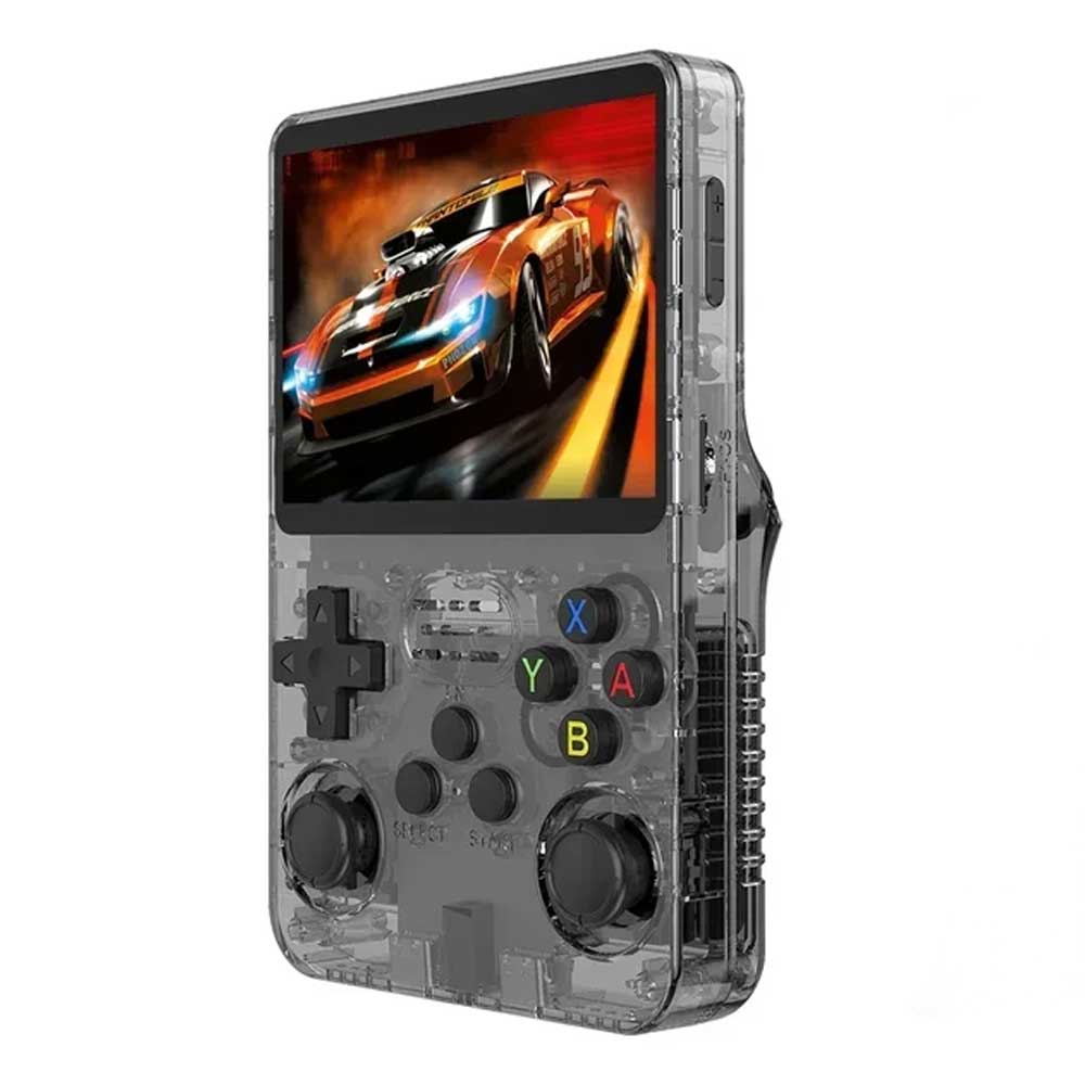 Nikeda Gaming Console - R36S Handheld Console (black)