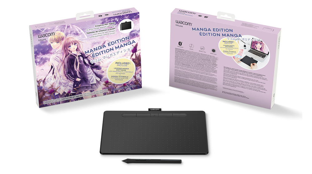 Wacom Intuos S Bluetooth Black Manga