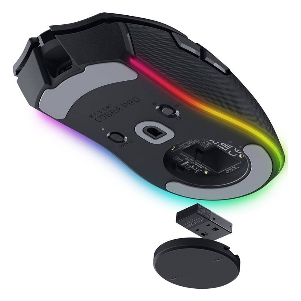 Razer Cobra Pro - Ambidextrous, Gaming, Wired/Wireless Mouse, black