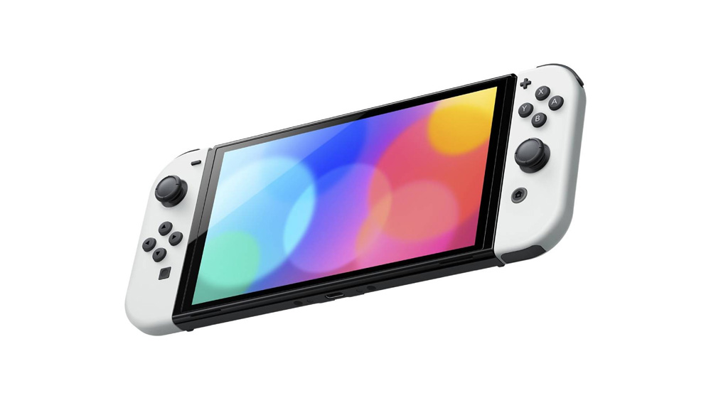 Nintendo Switch Console (OLED Model),64GB,  bela