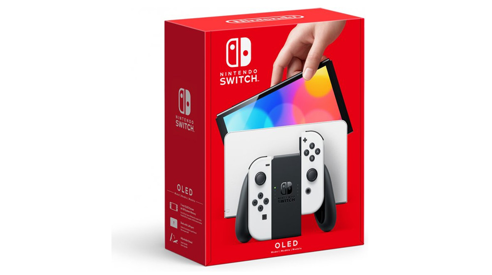 Nintendo Switch Console (OLED Model),64GB,  bela