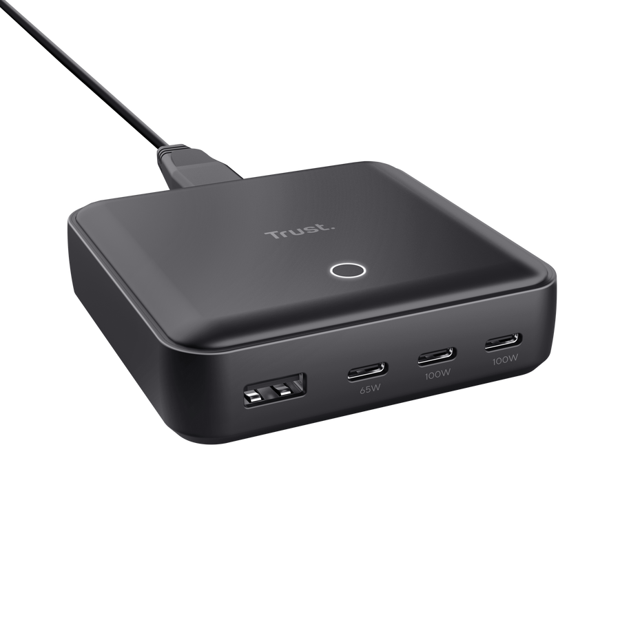 Trust MAXO 100W 4-PORT DESKTOP CHARGER, 25242