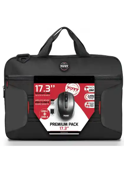 Port Designs Torba za Laptop 17.3 Premium pack + miš