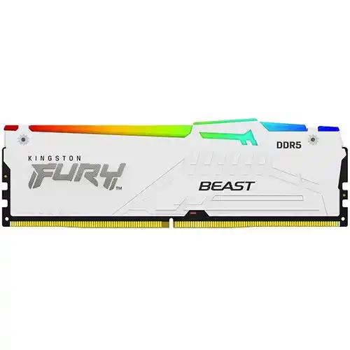 DDR5 16GB 5600MHz CL40 DIMM [FURY Beast] White RGB XMP