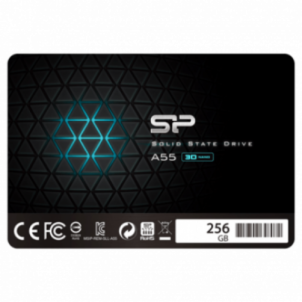 2.5" 256GB SSD, SATA III, A55, Read up to 460MB/s, Write up to 450MB/s