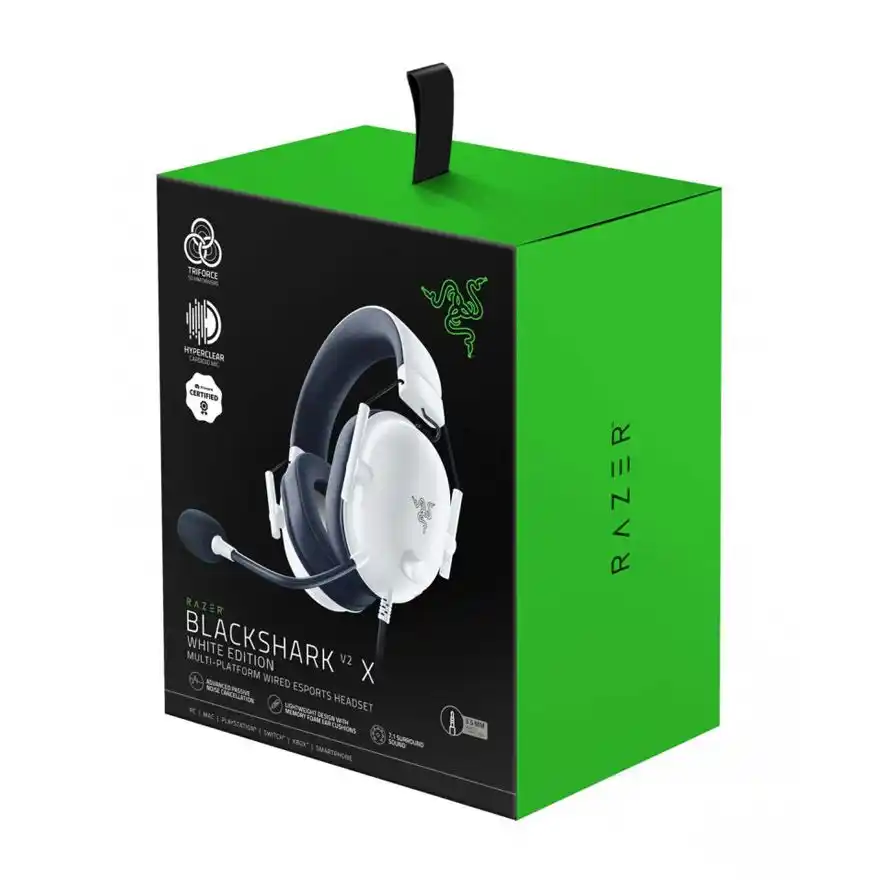 Slušalice sa mikrofonom RAZER BlackShark V2 X - Multi-Platform Esports White