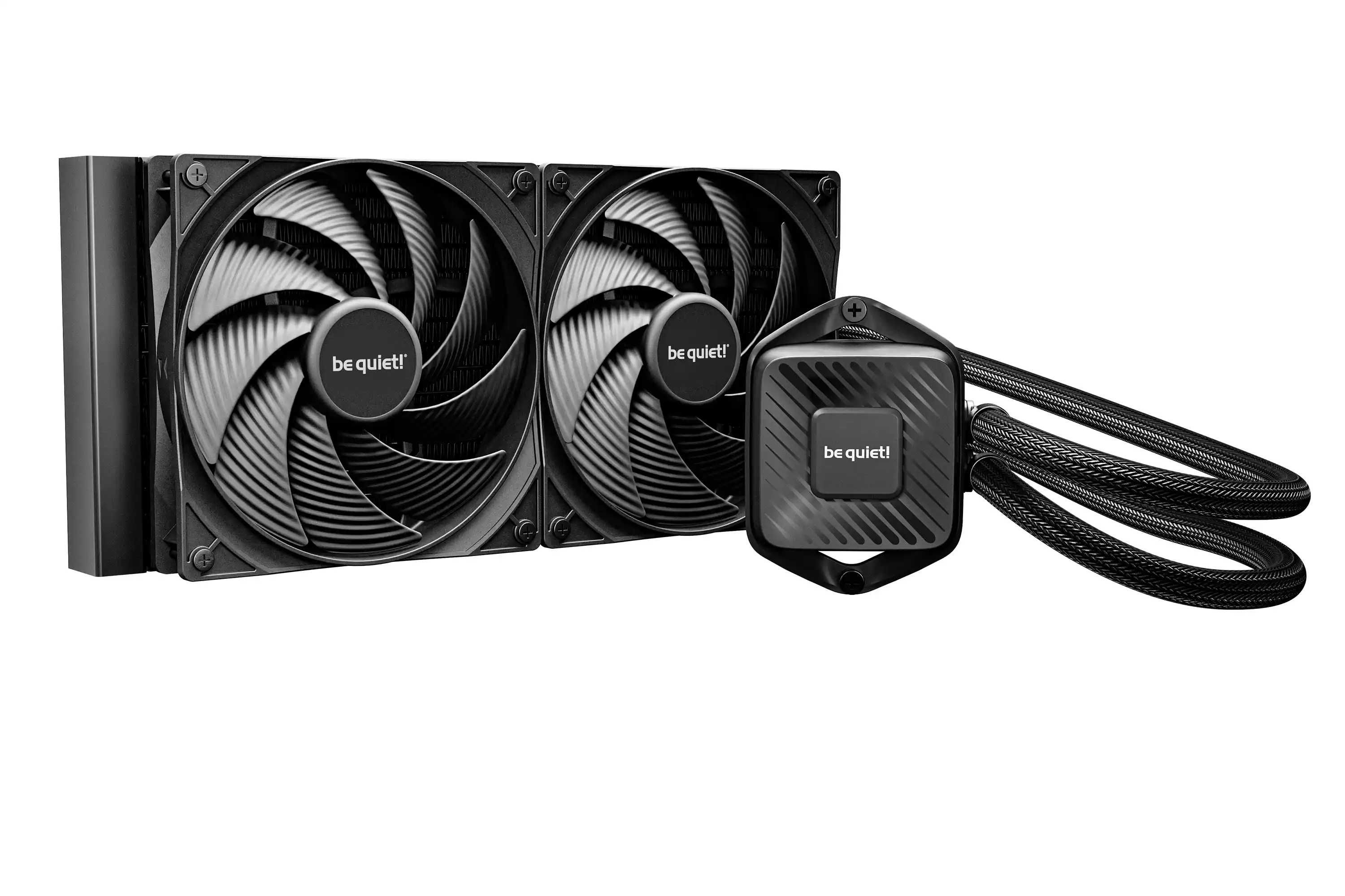 be quiet! PURE LOOP 3, 280mm [LGA-1851 & AM5], PWM pump, Two Pure Wings 3 PWM fan 140mm, Flexible sleeved tubes, Easy-to-access refill port, Mounting set