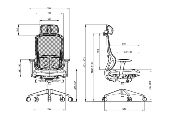 UGD Ergonomska kancelarijska stolica UGD Optima Comfort