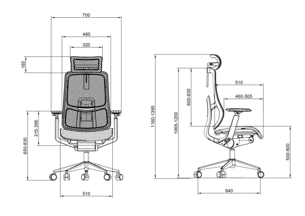 UGD Ergonomska kancelarijska stolica UGD Prestige Plus
