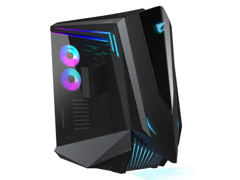 Gigabyte AORUS C700 GLASS, Support Motherboards up to E-ATX, Support 6pcs 2.5” and 4pcs 3.5”/2.5” drive bays, Up to 420mm Liquid Cooling Compatible, Support ARGB & PWM Connector Hub, With USB 3.0 x4 and USB 3.1 Gen2 Type-C x1 on I/O panel