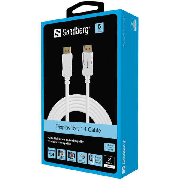 Sandberg Kabl Sandberg 509-15 DisplayPort M/M 1.4 8K 2m
