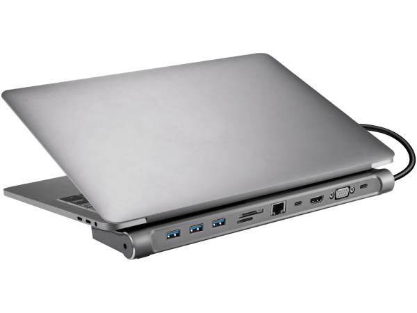 Docking station Sandberg 10in1 USB-C - HDMI/VGA/LAN/3xUSB 3.0/USB C 136-31