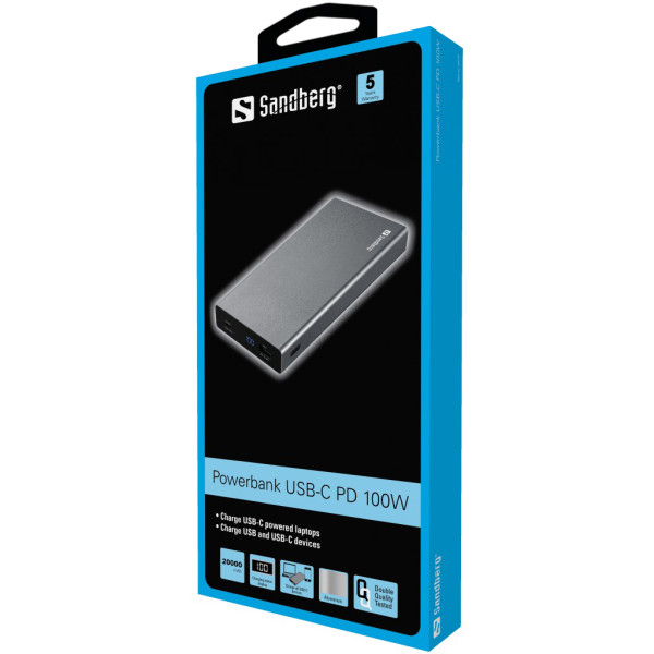 Sandberg Powerbank Sandberg USB-C 420-52 20000mAh 100W