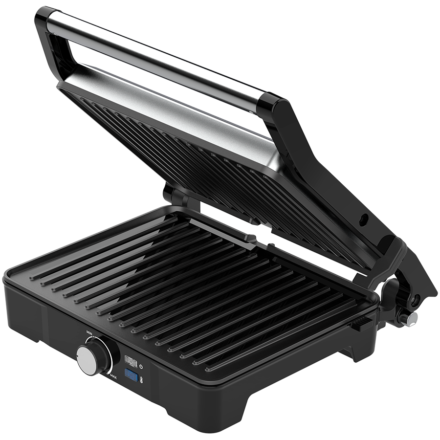 AENO Electric Grill EG2: 2000W, Temperature regulation, Max opening angle -180°, Plate size 290*234mm, AEG0002